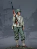 1/35 Scale Resin Figure Soldier Model Military Us Army Bar Gunner Standing Post Gk Unassembled Unpainted Scene Miniature 888 2