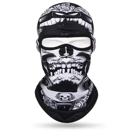 Motorcycle Balaclava Skull Full Face Mask Men Moto Breathable Headwear Quick Drying Neck Gaiter Riding Scarf Fishing Masks - Image 2