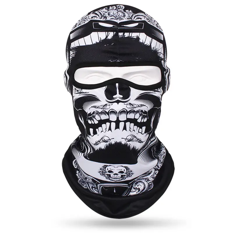 Motorcycle Balaclava Skull Full Face Mask Men Moto Breathable Headwear Quick Drying Neck Gaiter Riding Scarf Fishing Masks - Image 2
