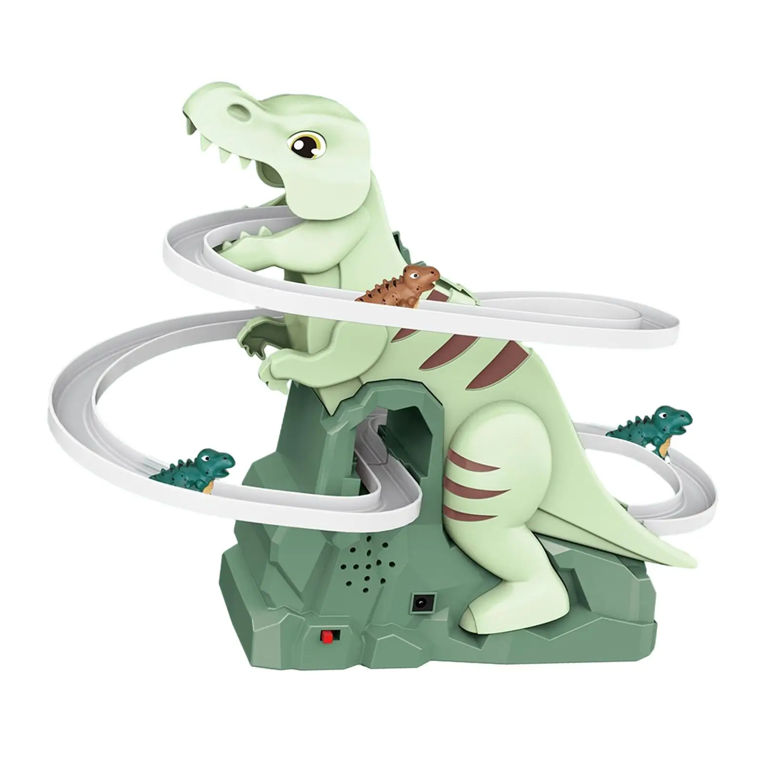 

Race Track Game Set Fun Dinosaur Stair Climbing Toy for Boys Girls Preschool