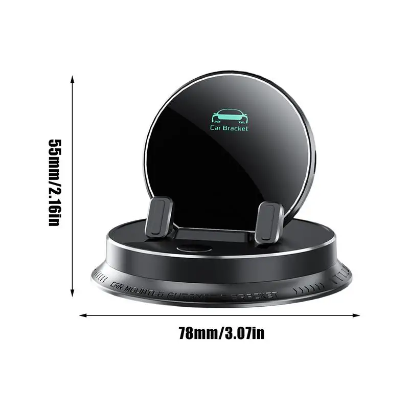 Dashboard Cell Phone Holder Phones Holder Mount 360 Degrees Rotation Cellphone Support Cradle Stand for Car Automobile Bracket