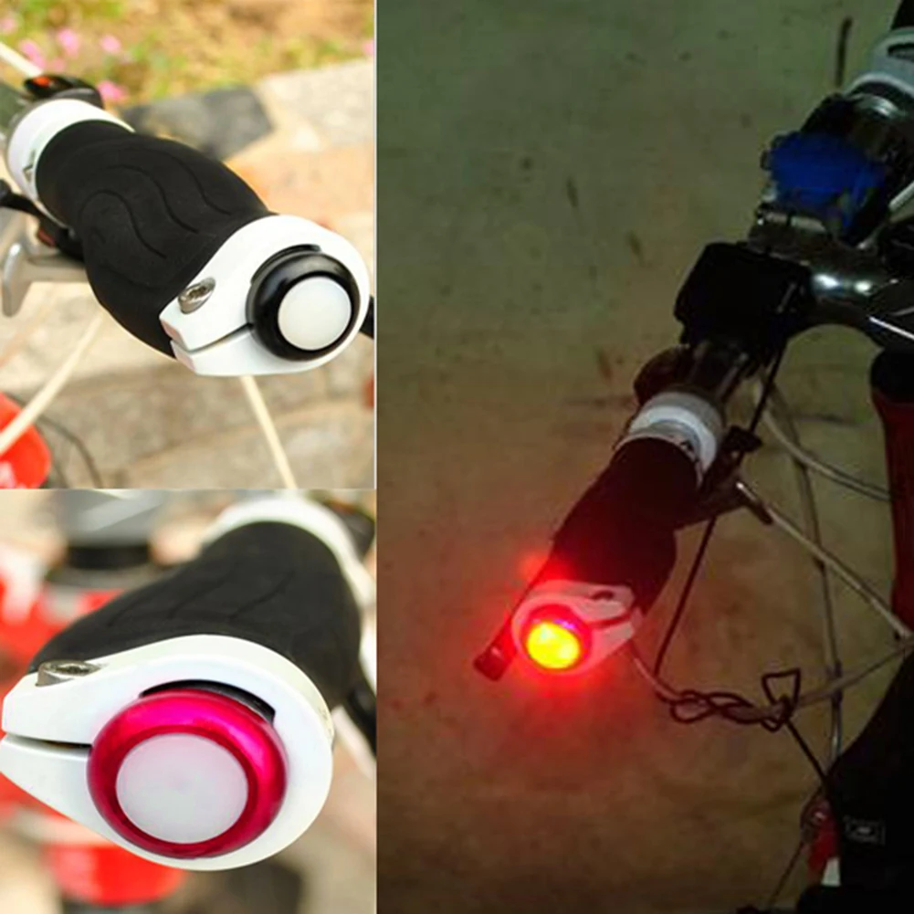 Fahrrad Blinker Aluminium Legierung Mountainbike Licht Lenker LED Warnung  Sicherheit Griff Grip Bike Zubehör