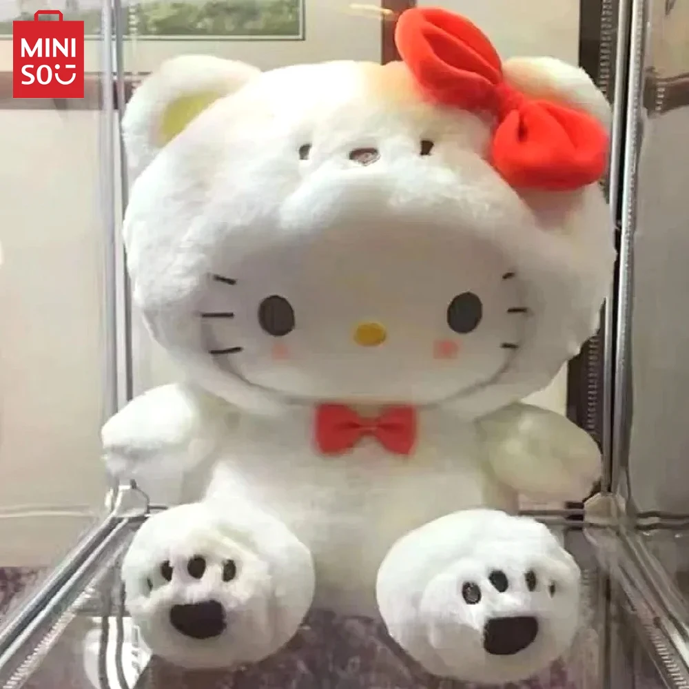 

Miniso Sanrio, Hello Kitty плюшевая Мягкая Кукла Kawaii аниме Kuromi Cinnamoroll понравило Hangyodon мультяшная игрушка детский подарок на день рождения