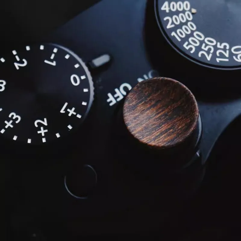 Wooden Wood Shutter Release Button For Fujifilm LEICA OLYMPUS