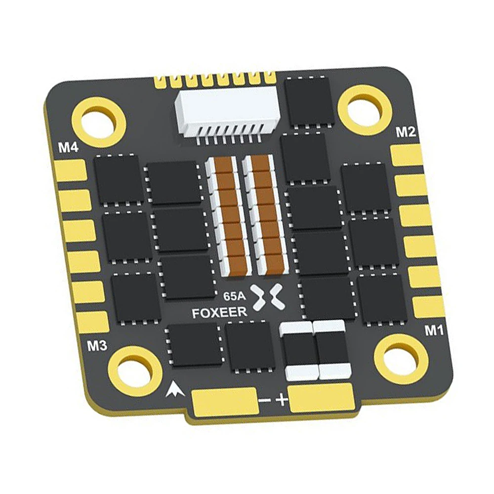 FOXEER Reaper F4 128K 65A ESC BLHeli32 4in1 3-8S Lipo 입력 신호 DShot 150/ 300/ 600/ 1200/ MultiShot/OneShot RC FPV 드론용