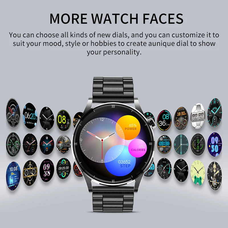 LIGE AMOLED HD ũ Ʈ ġ,   ƮϽ ð, IP67  , ȵ̵ IOS Ʈ ġ, 