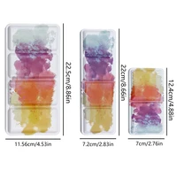 Empty Metal Watercolor Tin Palette Boxes Small/Medium/Large with 14/26/52pcs Detachable Half-Pans Design for DIY and Travel Use 2
