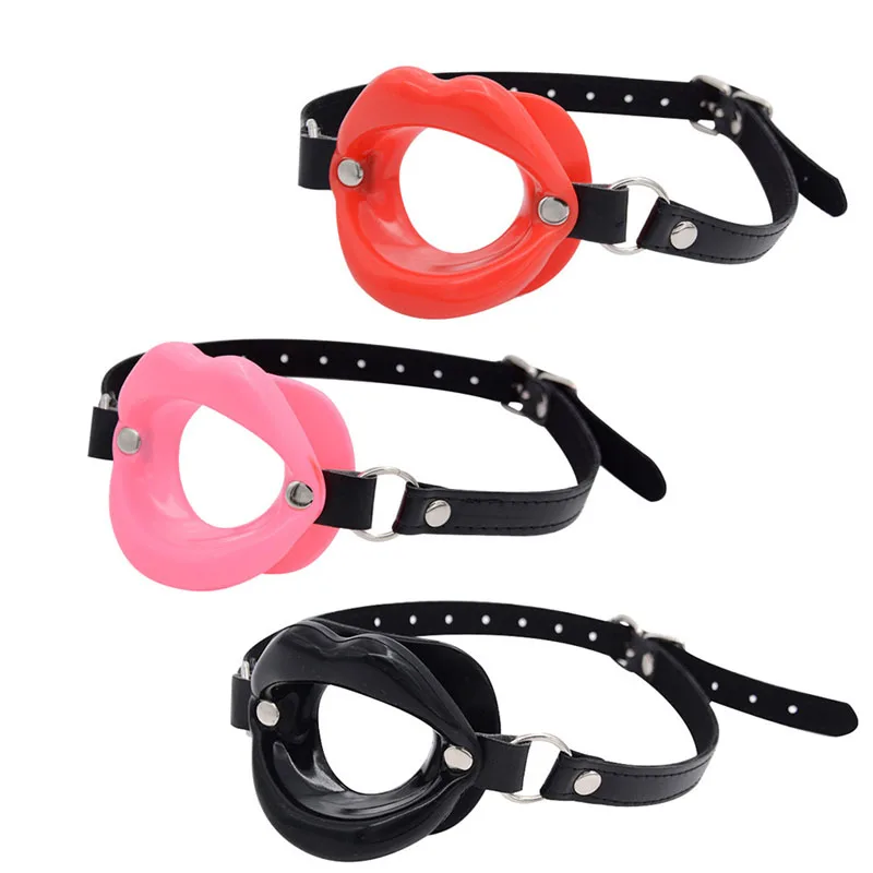 Seks suženj Silikonske ustnice Čep za usta Oralni fetiš Bdsm Bondage Omejitve Erotična igrača Seks igrače ženske Pari BDSM SM_voghion.com