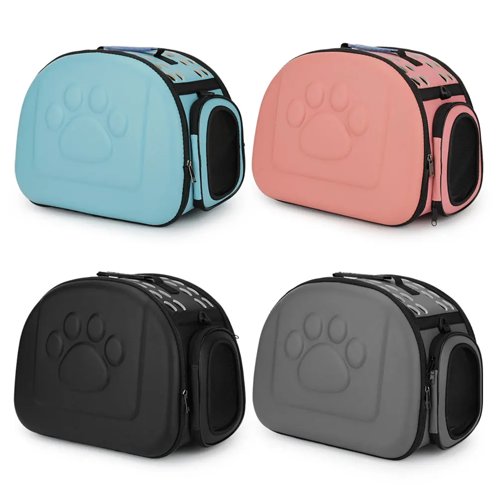 Small Dog Cat Carrier Bag Foldable Portable Pet Handbag Travel Pet Carrying Shoulder Puppy Bag