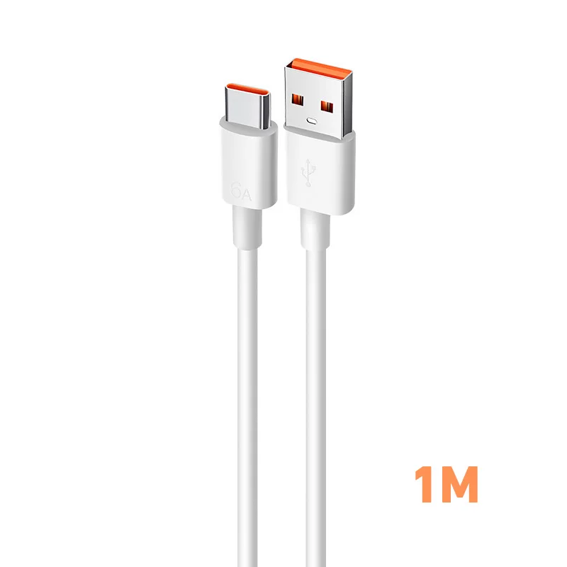 Cargador Ultra rápido de 120W QC 5,0 enchufe europeo 6A Cable tipo C 67W 55W 33W adaptador de carga rápida para iPhone Huawei 2025