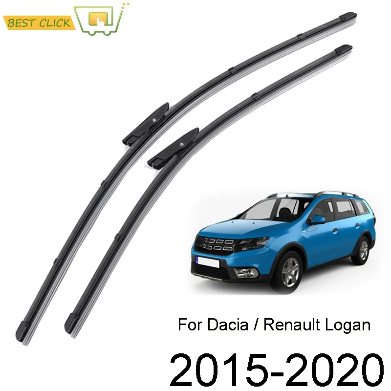 Misima Windschutzscheiben-Scheibenwischerblätter für Dacia Renault Logan 2015–2020, Frontscheibenwischerblatt 2016, 2017, 2018, 2019