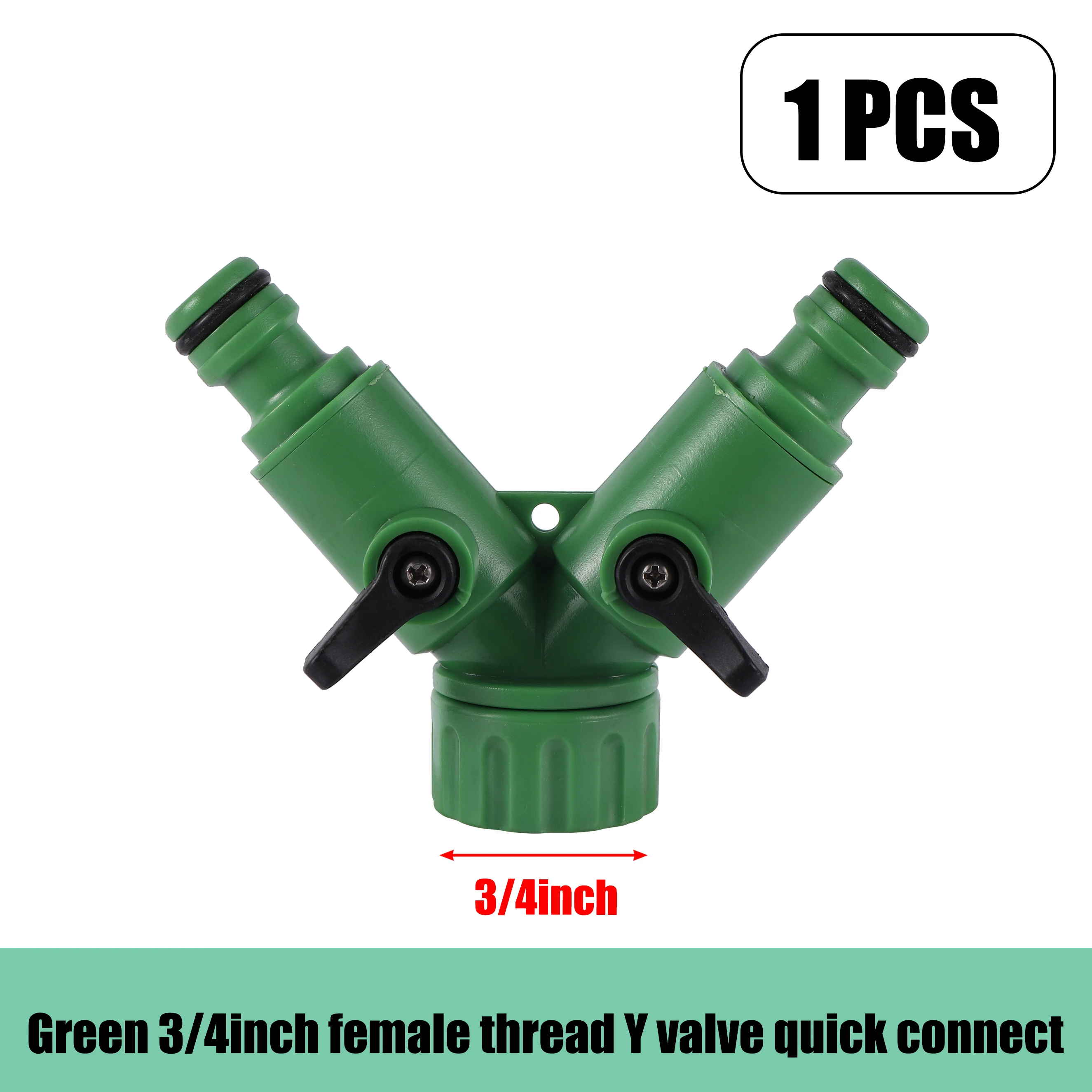 Set Di 3 Raccordi Rapidi Per Tubo Da Giardino 1/2 Pollice (12mm) Con Valvola Di Regolazione - Connettori In Plastica Antiruggine Per Irrigazione E Autolavaggio