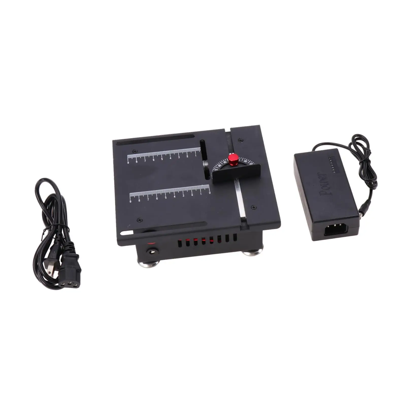 100W Mini Table Saw Cutter US 110V Plug Practical Versatile Adjustable Angle 4
