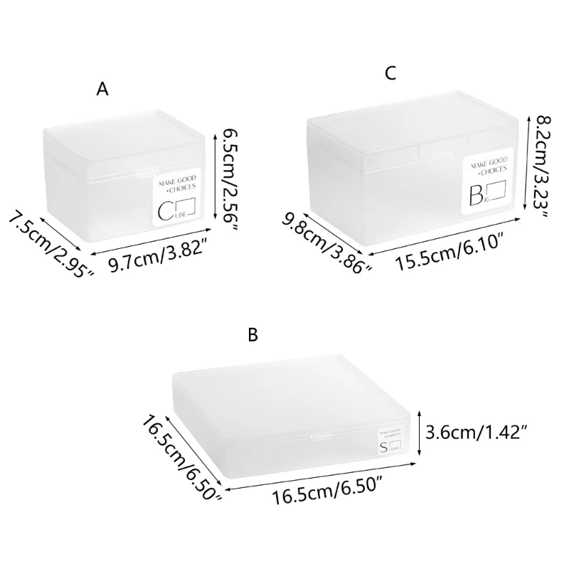Game Card Box Playing Card Container Transparent Storage Box For Pokers Playing Cards