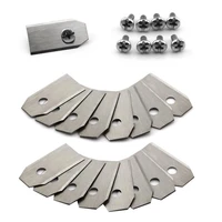 35*18*0.45mm Lawn Robot Blade Gold Silver Lawn Mover Replacement Blade For Gardena Husqvarna Automower yardforce Garden Tools 1