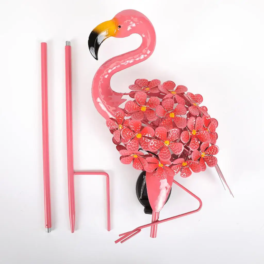 Outdoor Solar Flamingo Garden Lights Ground Path Lights for Wedding Party