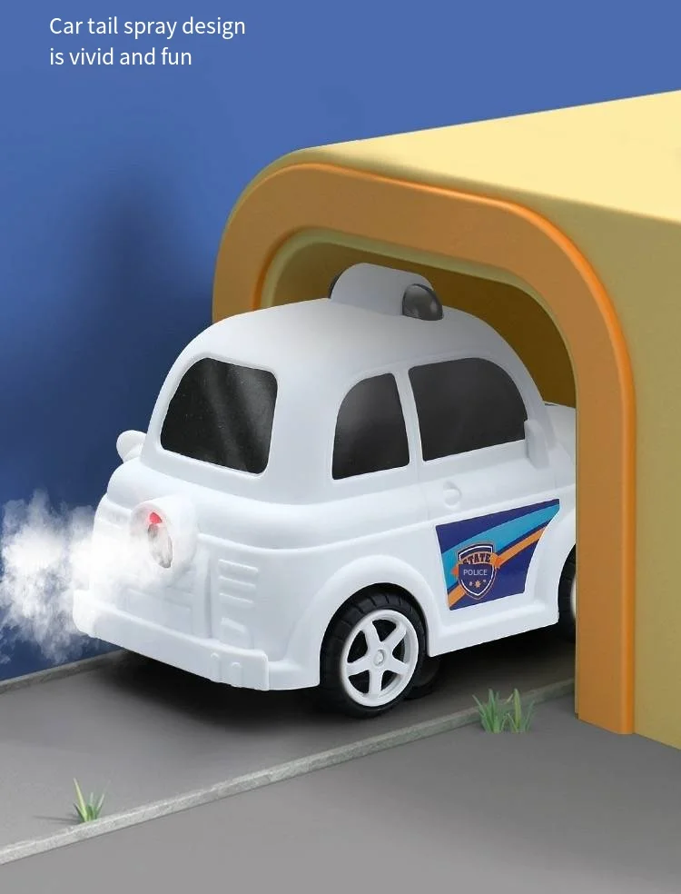 Children's Simulation Car Gas Station Refueling Police Machine Credit Card Payment Toy Model Boy Role Play Petrol station Gift 4