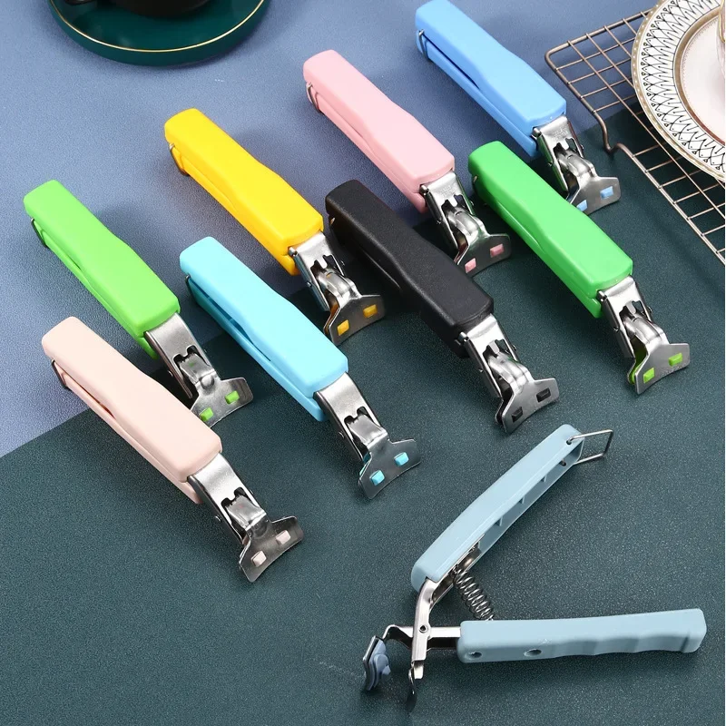 Anti-Scalding Bowl Clamp Hot Bowl Clip Stainless Steel Pot Clip Holder Plastic Handle Non-Slip Fetching Pliers Clamp Bowl Lifter