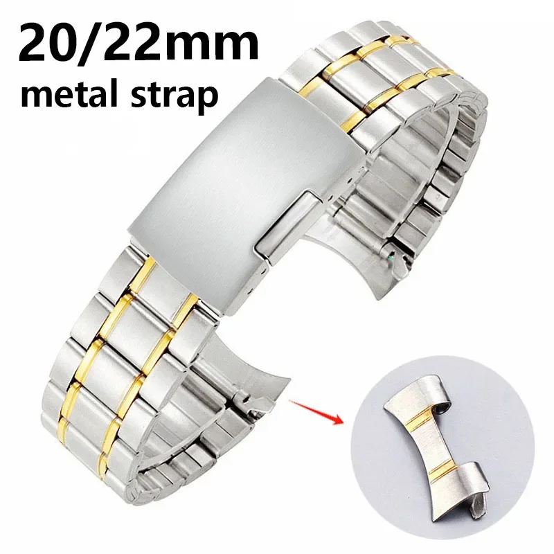 Universal Stainless Steel Metal Watch Strap Bracelet