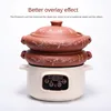 Slow Cooker for Home Use Electric Steam Cooker Purple Clay Soup Pot for Chinese Herbal Medicine Stew 1