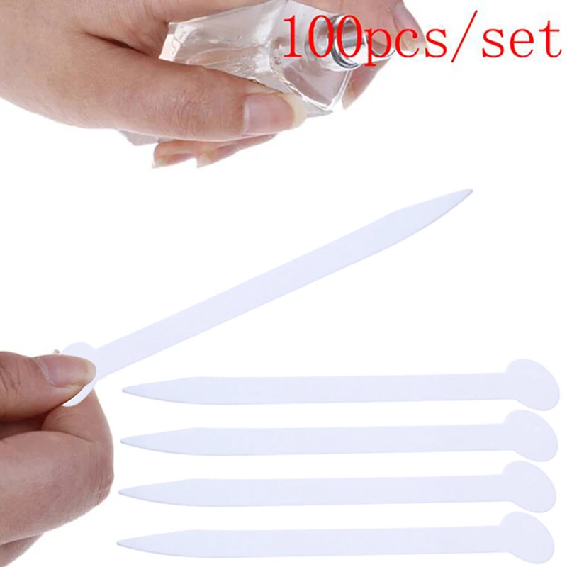 100pcs White Aromatherapy Fragrance Perfume Essential Oils Test Paper Strips Testing Strip 8size عطر رجالي اصلي parfume Paper
