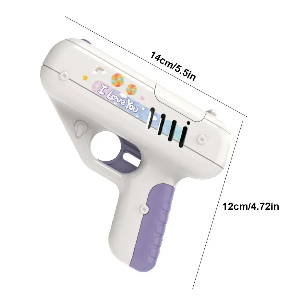 Mini Lollipop Gun Candy Gun Cute Animal Love Surprise Lollipop for Boyfriend Creative Kids Baby Children Toy Girl Friend Gift 4