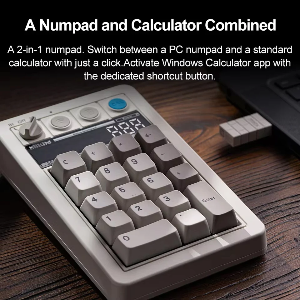 8BitDo レトロ18 メカニカルテンキー Windows/Android対応 2.4G USB-C