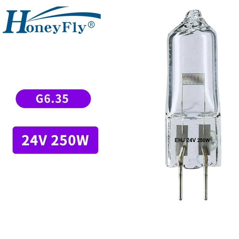 onderwerp oase Franje Honeyfly 20Pcs 64655 Ehj G6.35 Halogeenlamp 24V 250W Warmwit Projector Lamp  Clear Crystal Optische Instrumenten Schaduwloze lamp|Halogeenlampen| -  AliExpress