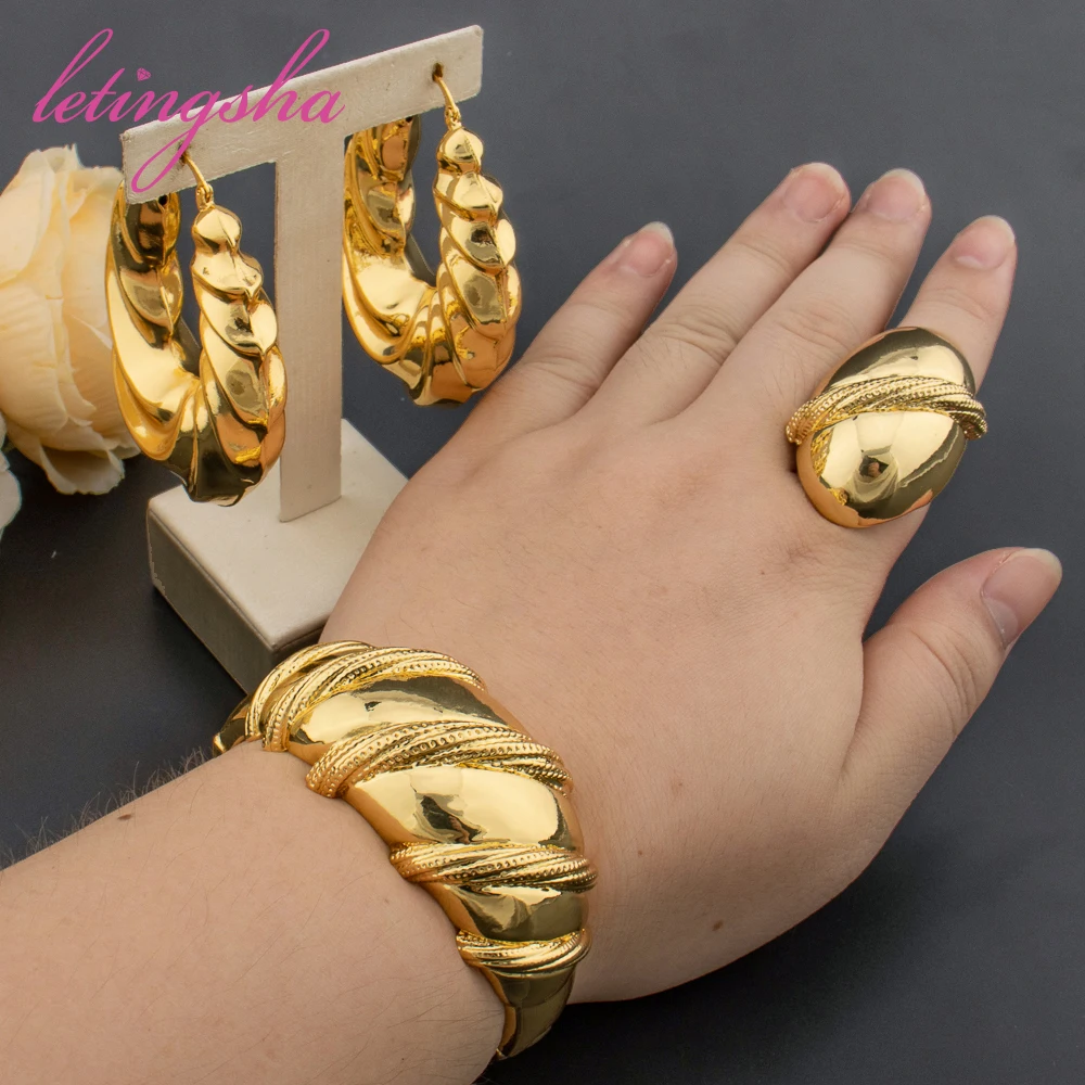 Conjunto De Collar De Joyería De Mujer India Africana Dubai Novia Boda Baile Joyería De Moda