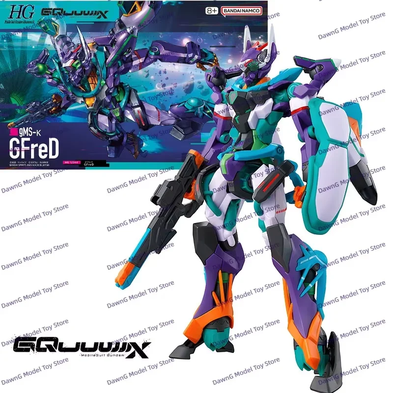 In stock Bandai Original HG 1/144 Gundam GQuuuuuuX GFreD RGM