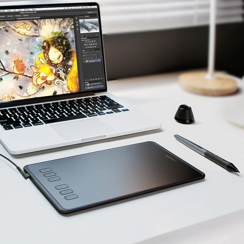 

Доступный графический планшет Huion H640P для начинающих
