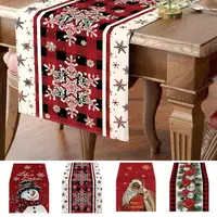 Christmas Table Runner Table Flag Christmas Decoration Home Table Setting Dining Vintage Wedding Family Party Christmas Placemat 1