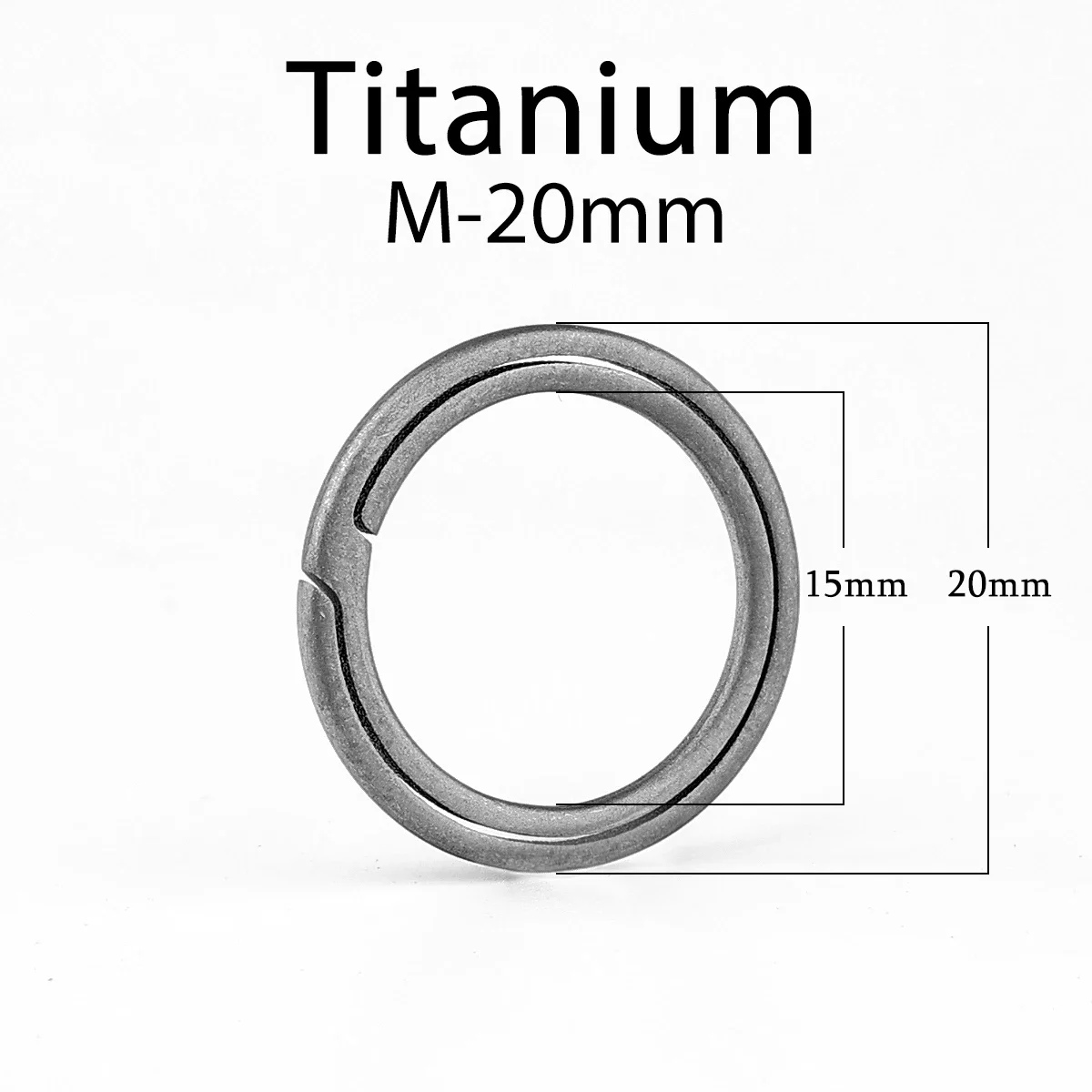 Titanium Super Lightweight Keychain - Sleek and Durable EDC Tool for Car Keys and Accessories