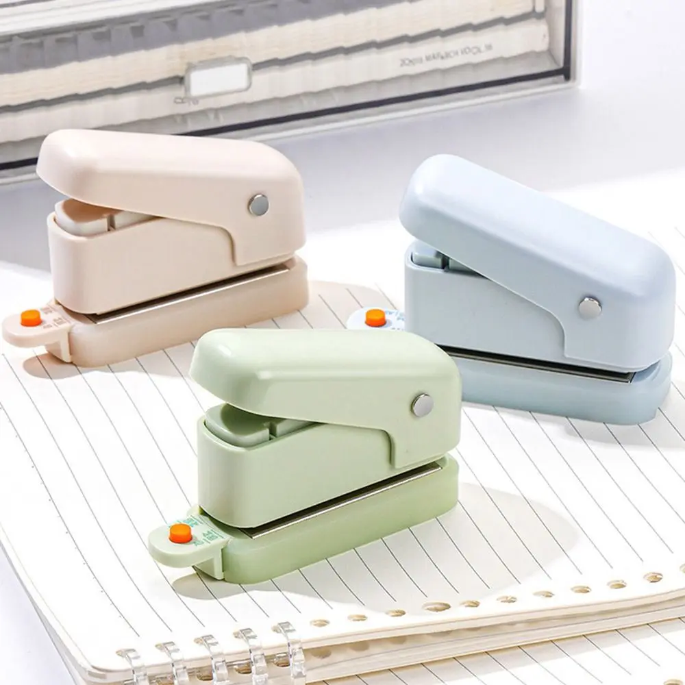 Portable 3/6Holes Loose-leaf Hole Puncher Mini Binding Tools Hole Punching Machine Hole Punching Tool School Office - 2