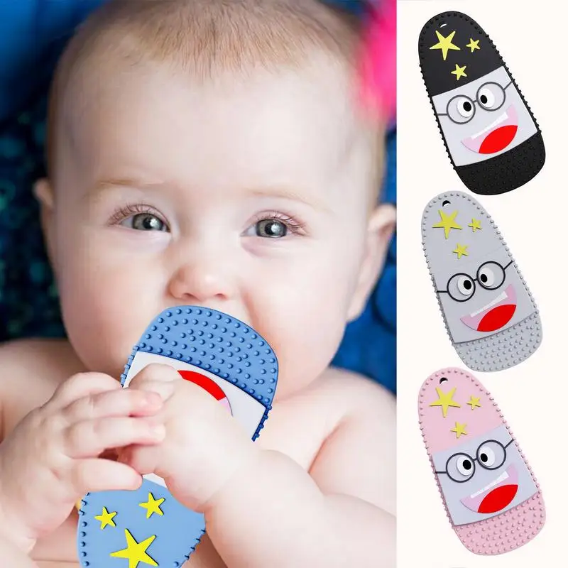 

Cartoon Shape Kid Teething Toy Remote Control Teether Toy Food Grade Silicone Kid Sensory Educational Toy For Kids Toddlers