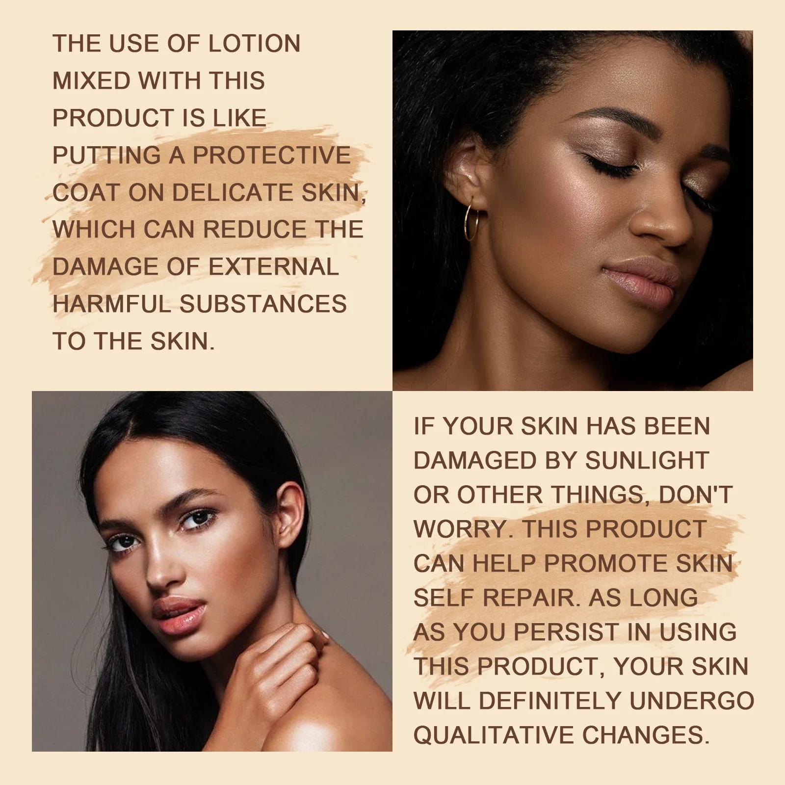 EELHOE Self Tanning Cream Summer Outdoor Waterproof Lasting Oil Control Bronze for Tanning Products Skincare Self Lotion