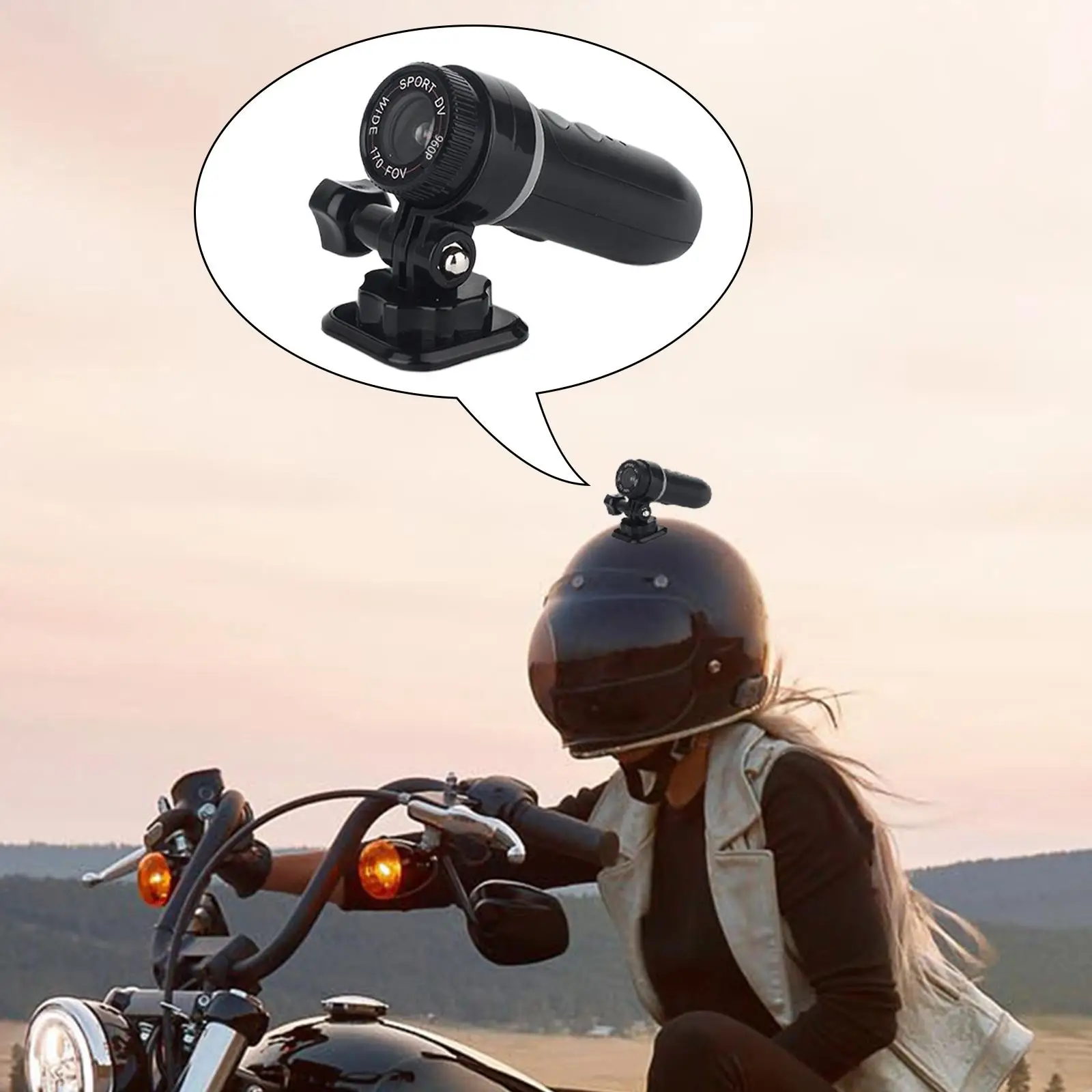 Motorcycle Camera cam Anti Motorcycle Camcorder for Outdoor Sport