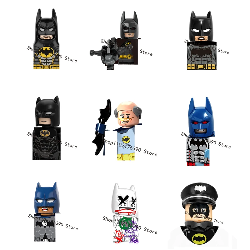 La Serie Di Batman Monta Blocchi Di Costruzione Giocattoli Di Mattoni Di Alambicco Edera Di Veleno Action Figures Regalo Di Natale Per Bambini