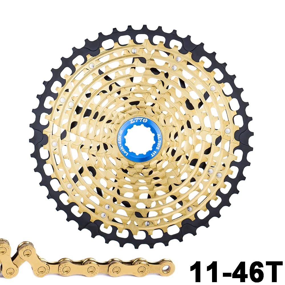 ZTTO MTB 11 Speed 11/50 11-46T Golden Cassette 11speed Bicycle