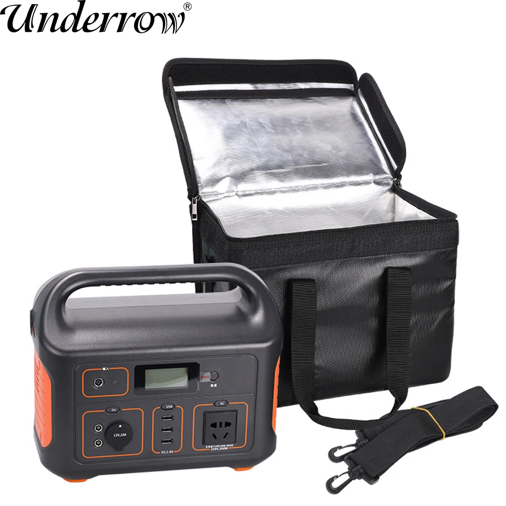 Sac de transport ignifuge pour batterie drone, étanche IPX5, 1 pièce