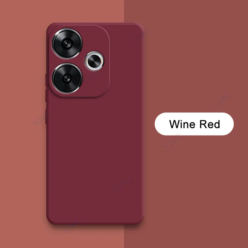 Premium Liquid Silicone Shockproof Phone Case - Full Protective Soft Back Cover for Xiaomi POCO F6 Pro 5G