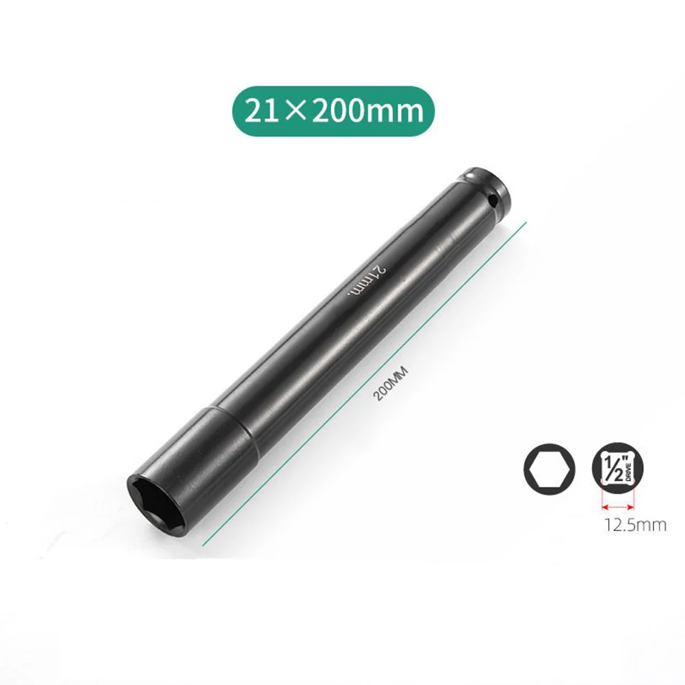 200 mm Innensechskantschlüssel mit tiefer Impacts, 1/2-Zoll-Antriebsadapter, Überlänge, Innensechskantschlüssel für elektrische Impacks, Spezialwerkzeug – Detail 19