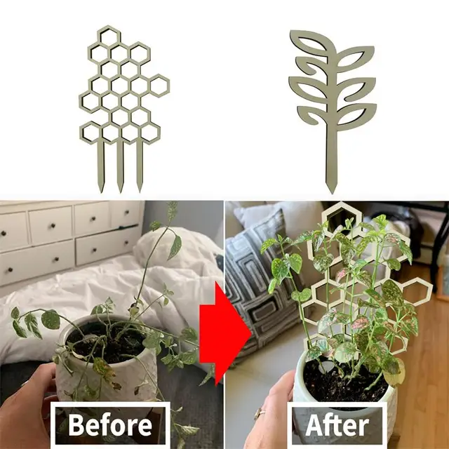 Növény Konzol Otthoni Kültéri Cserepes Hegymászó Keret Kreatív Virágállványtámogatási Elrendezés Polc Kertészeti Támogatás Mászás Ratt