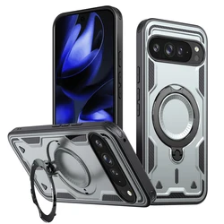 Military Drop - Proof Hard Case with 360° Adjustable Ring Stand - Google Pixel 10 (Grey)
