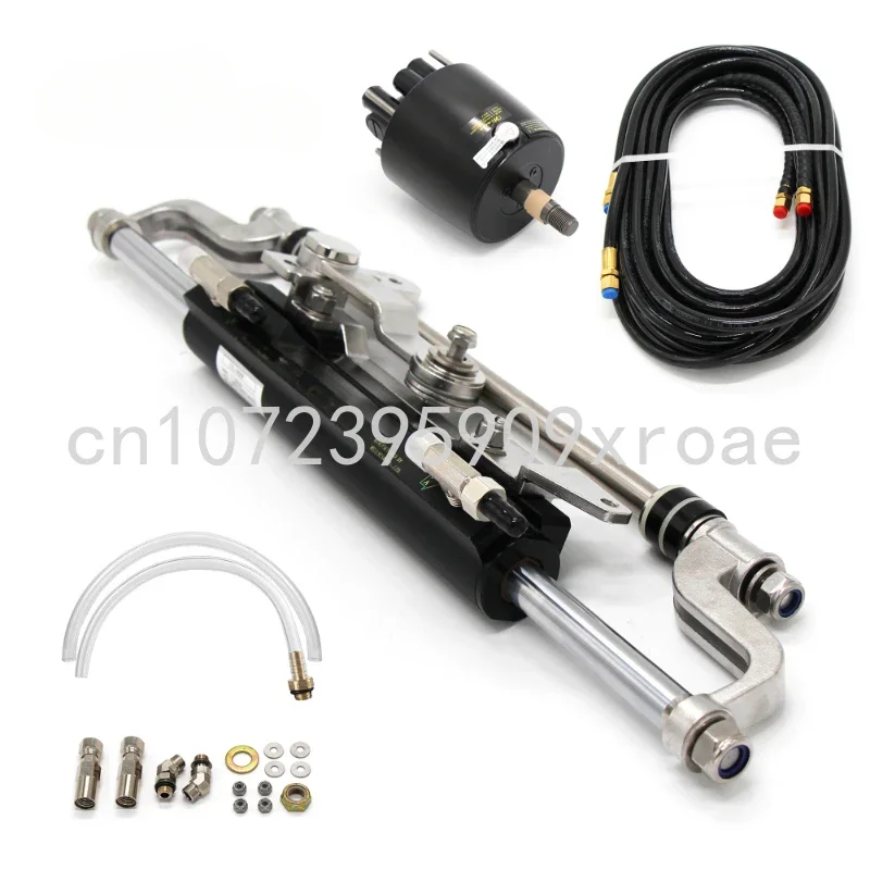 

Winibo 300HP Hydraulic Steering System for Outboard with Helm Pump Cylinder and Tubes ZA0350