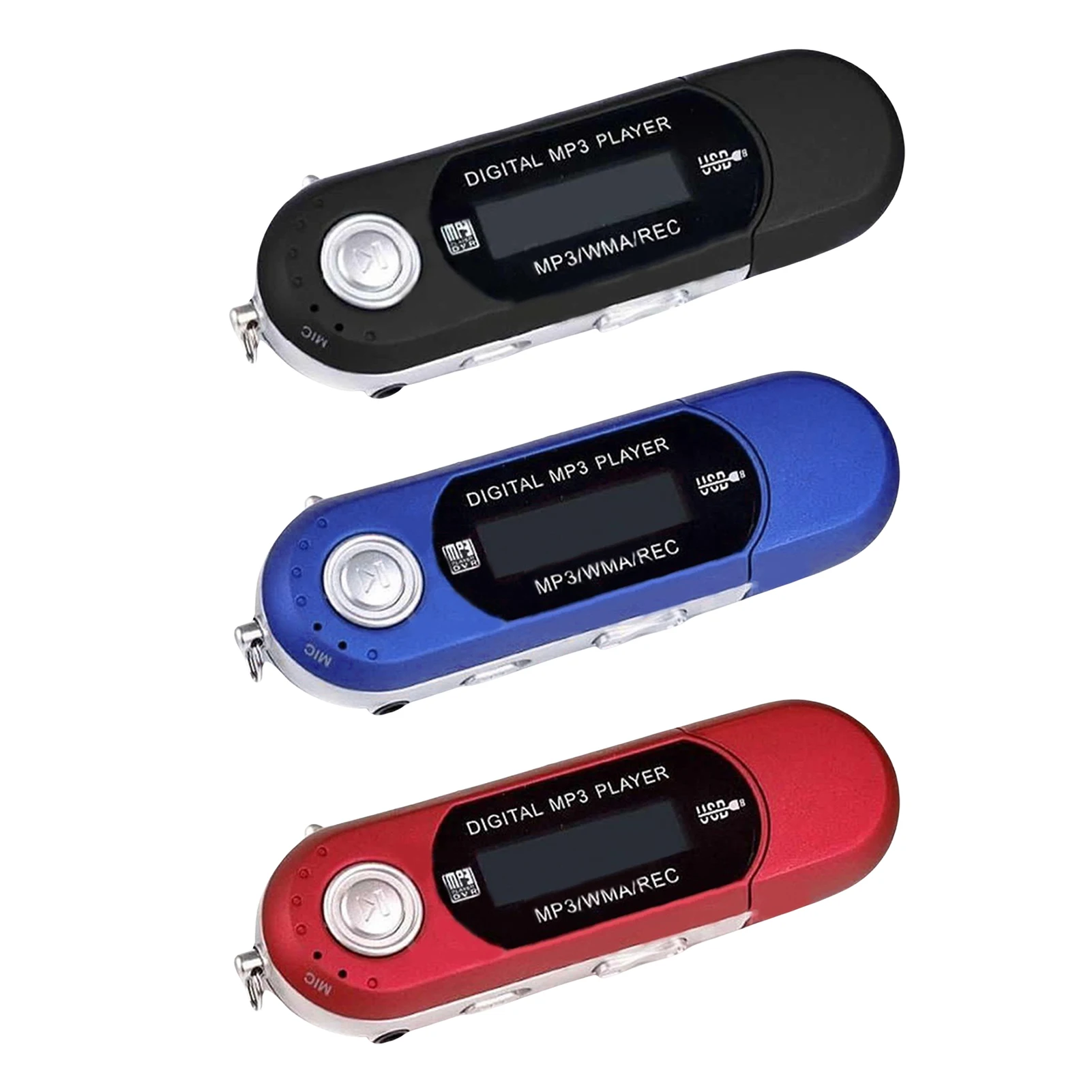 LECTEUR MP3,Red 4G--Lecteur de musique MP3 Portable, Mini écran LCD ...