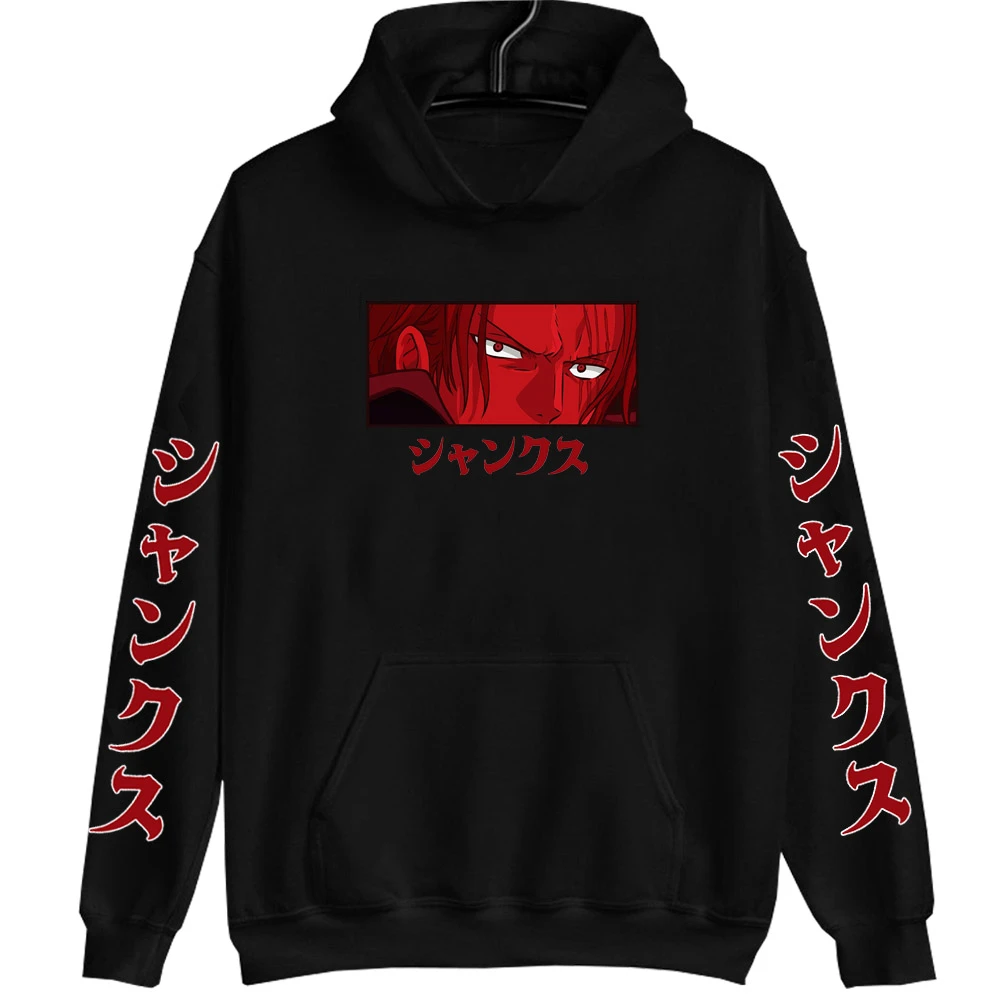 Sudadera con capucha de One Piece para mujer, ropa de calle con estampado de estilo Harajuku de película de Anime, Tops de Manga| |