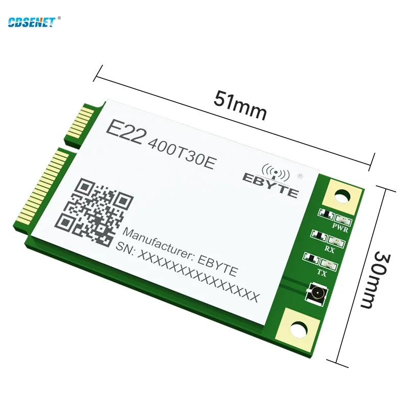 

Беспроводной модуль приемопередатчика LoRa 433 МГц 30 дБм UART/RS485/RS232/USB CDSENT