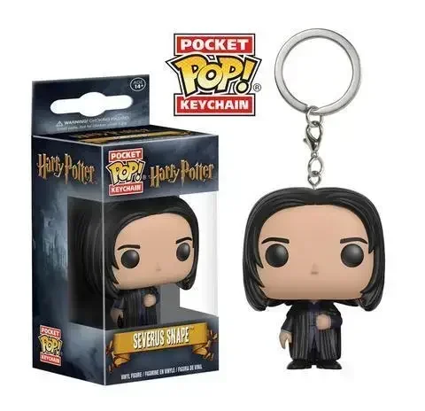 thumbnail image 1 of Llavero Funko POP de Hermione Granger, Dobby, Dumbledore, Malfoy, Ginny, Ron, Hedwig, Snape, Voldemort, Luna, llavero de bolsillo, 1 of 5
