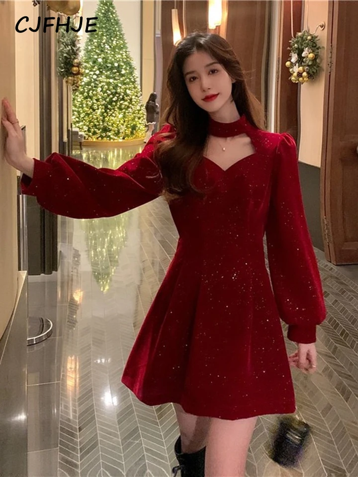 Mmeeme Classical velvet mini onepiece M me eme official